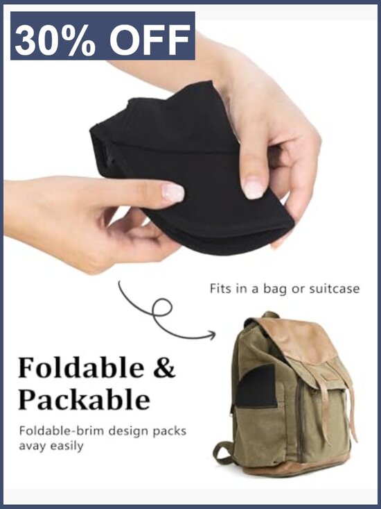 Ponytail Running Hat for Women with Large Hole – Foldable Breathable main image 4